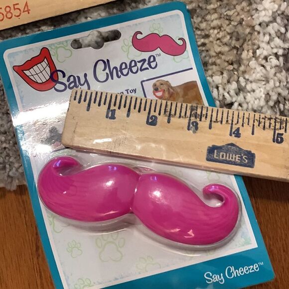 Say Cheeze squeaky dog toy - Pink (bundle & save) - Picture 4 of 6
